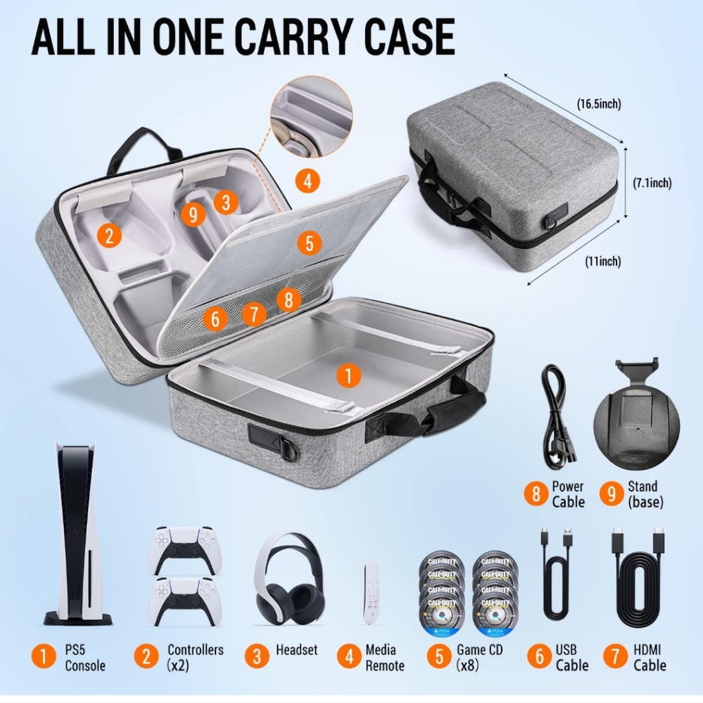 PS5 Travel Carrying Case